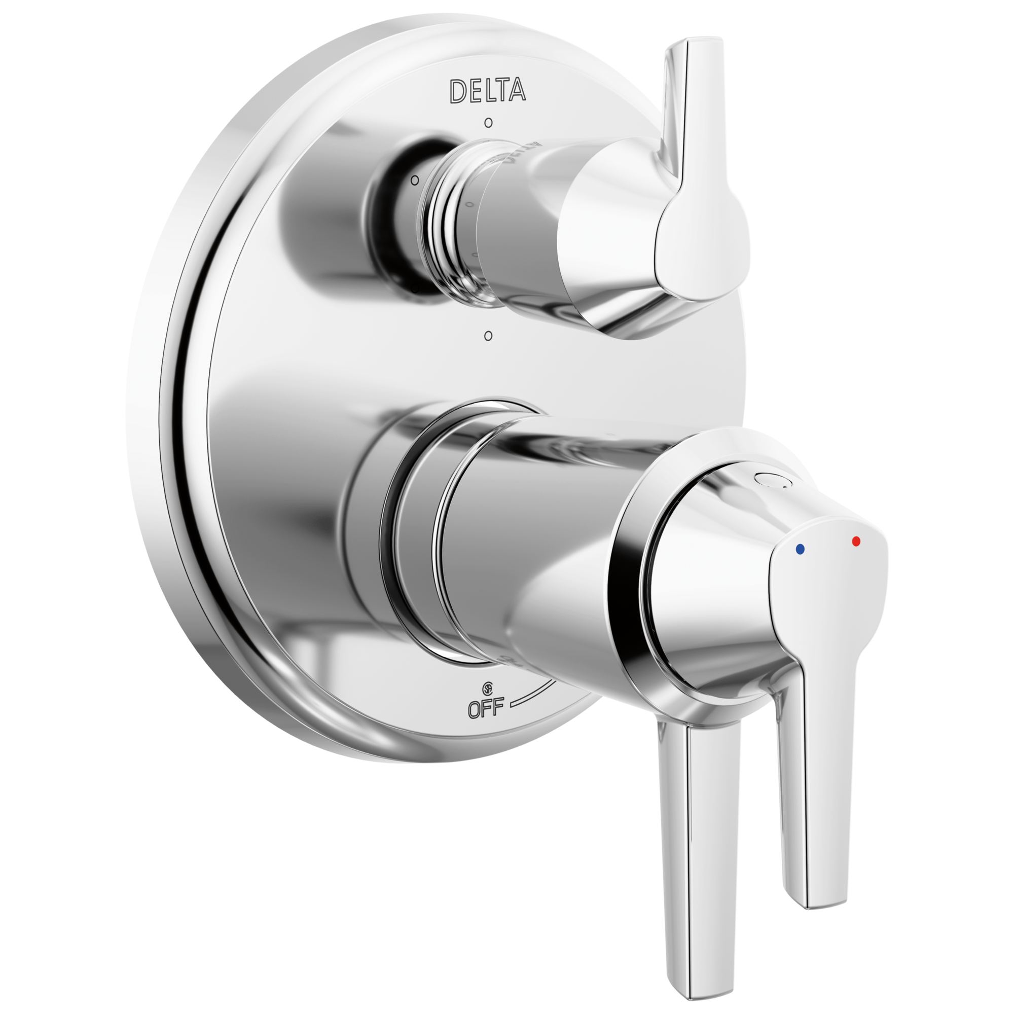 Delta - 17T S Integrated Diverter Trim-6 Setting - Lumicoat® Chrome - T27T971-PR