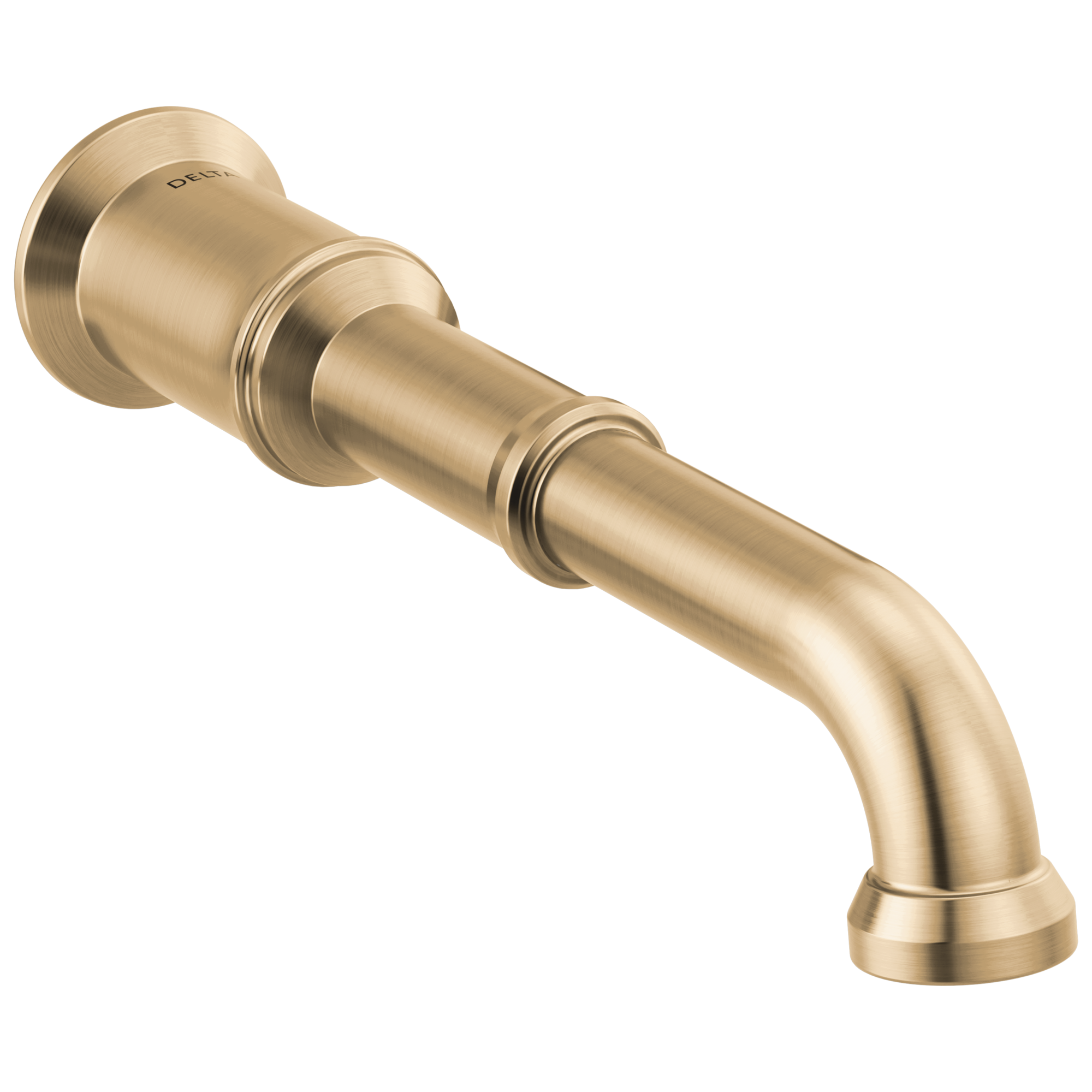 Delta - Two Handle Wall Mount Bathroom Faucet Trim - Less Handles - Lumicoat® Champagne Bronze - T3584LF-CZ-PR-LHP-WL