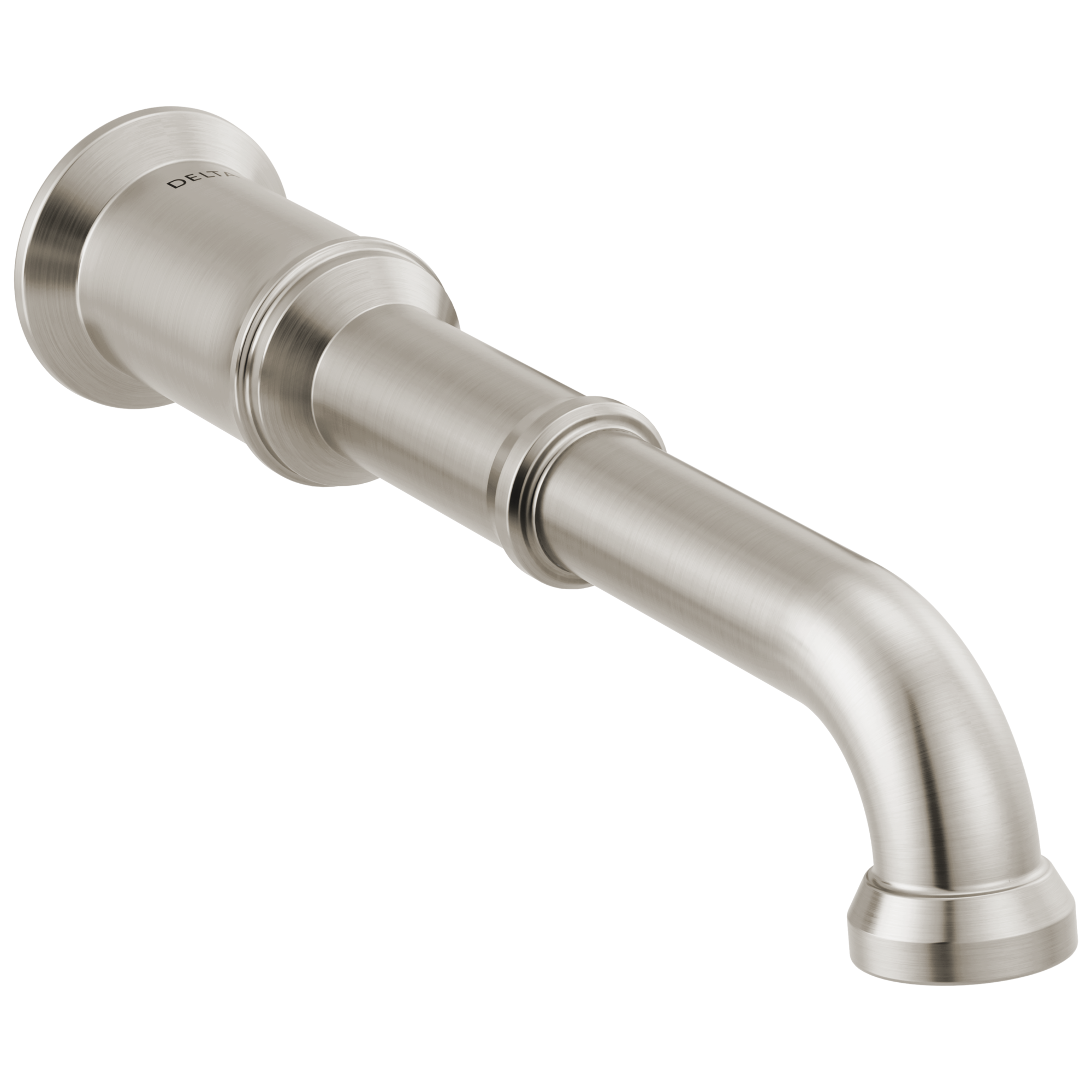 Delta - Two Handle Wall Mount Bathroom Faucet Trim - Less Handles - Lumicoat® Stainless - T3584LF-SS-PR-LHP-WL