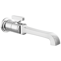 Delta - Single Handle Wall Mount Bathroom Faucet Trim - Lumicoat® Chrome - T3589LF-PR-WL