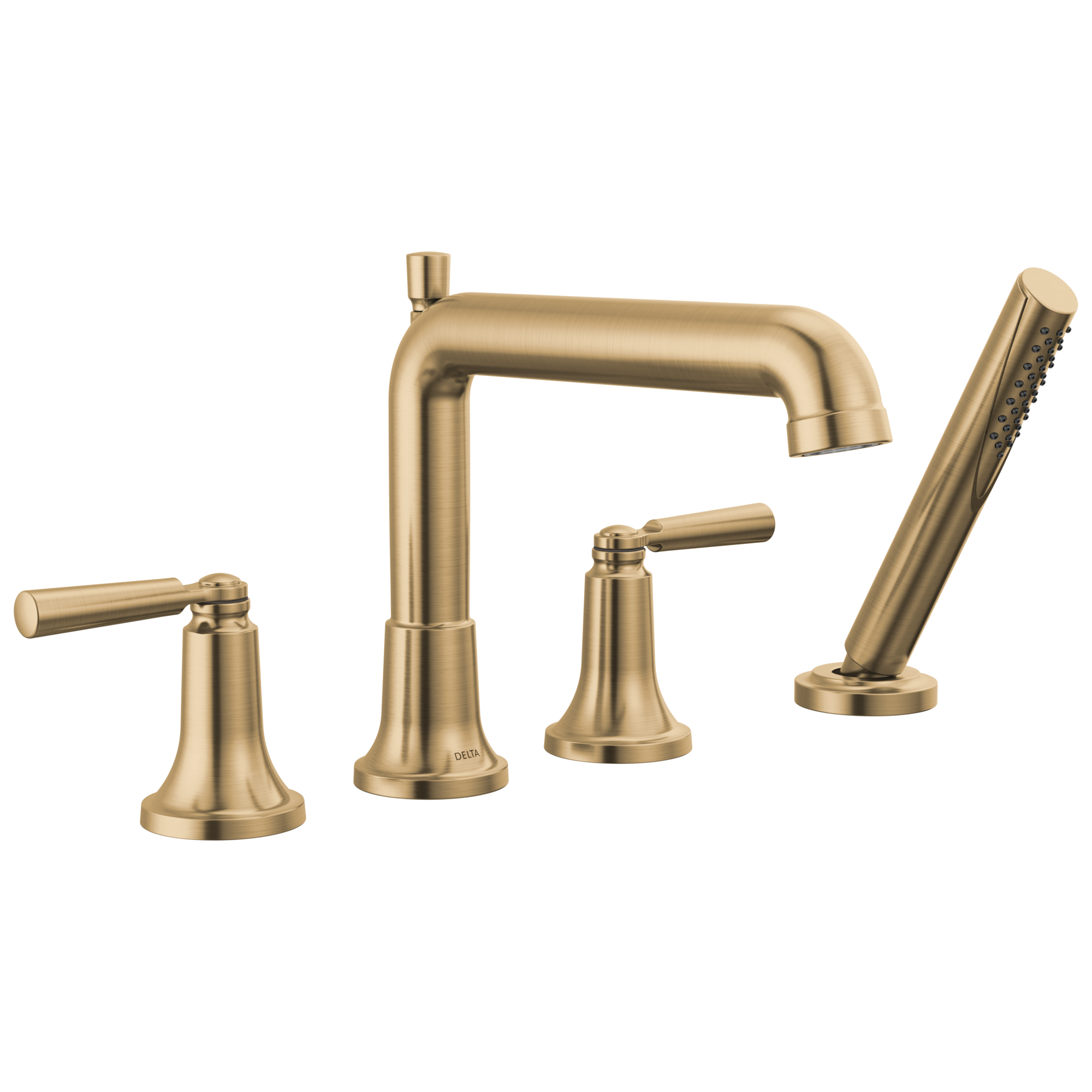 Delta - Roman Tub Trim with Hand Shower - Champagne Bronze - T4736-CZ