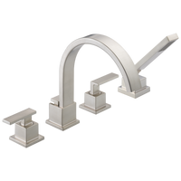 Delta - Roman Tub Trim with Hand Shower - Stainless - T4753-SS