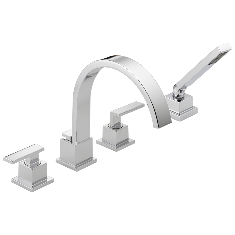 Delta - Roman Tub Trim with Hand Shower - Chrome - T4753