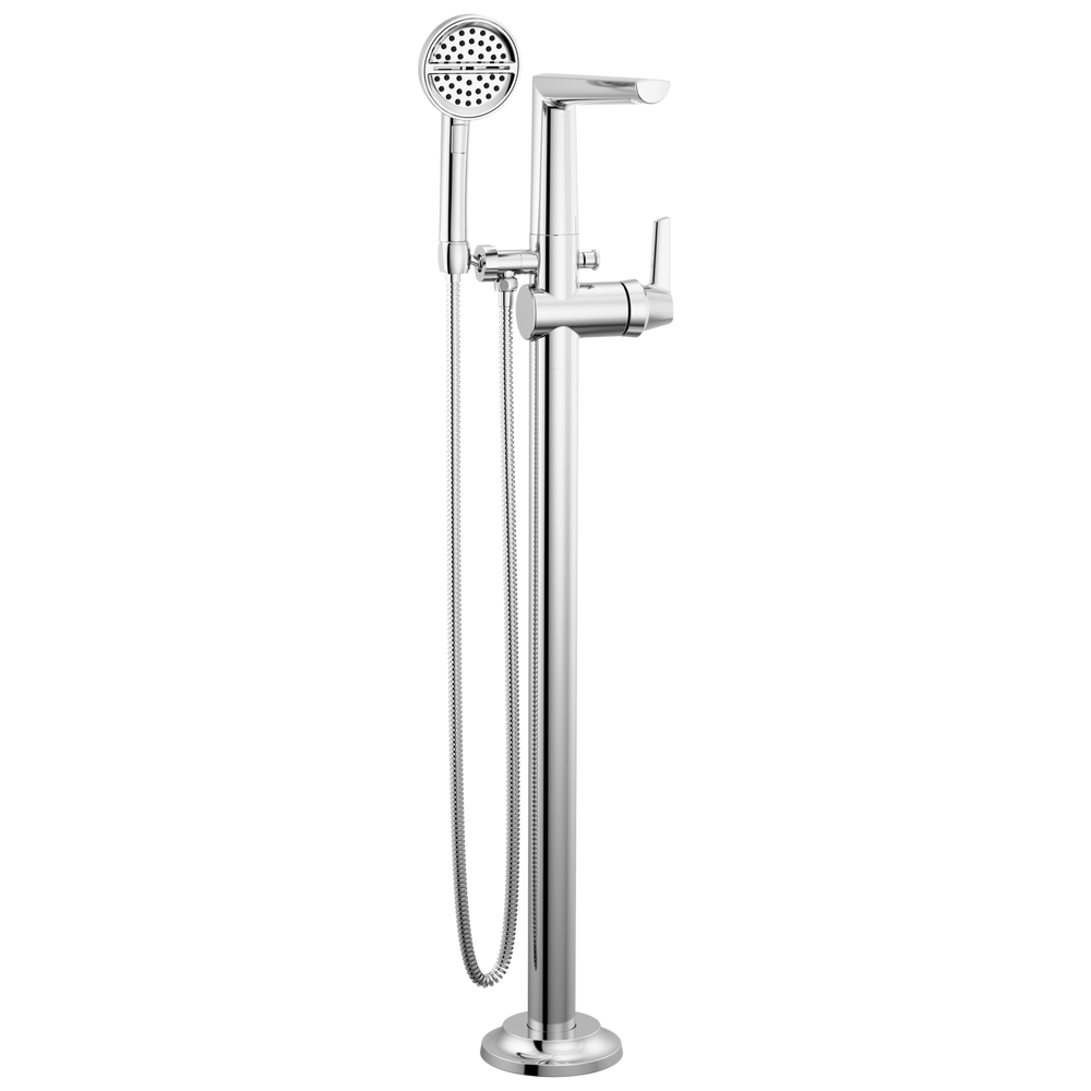 Delta - Free Standing Tub Filler - Lumicoat® Chrome - T4771-PR-FL