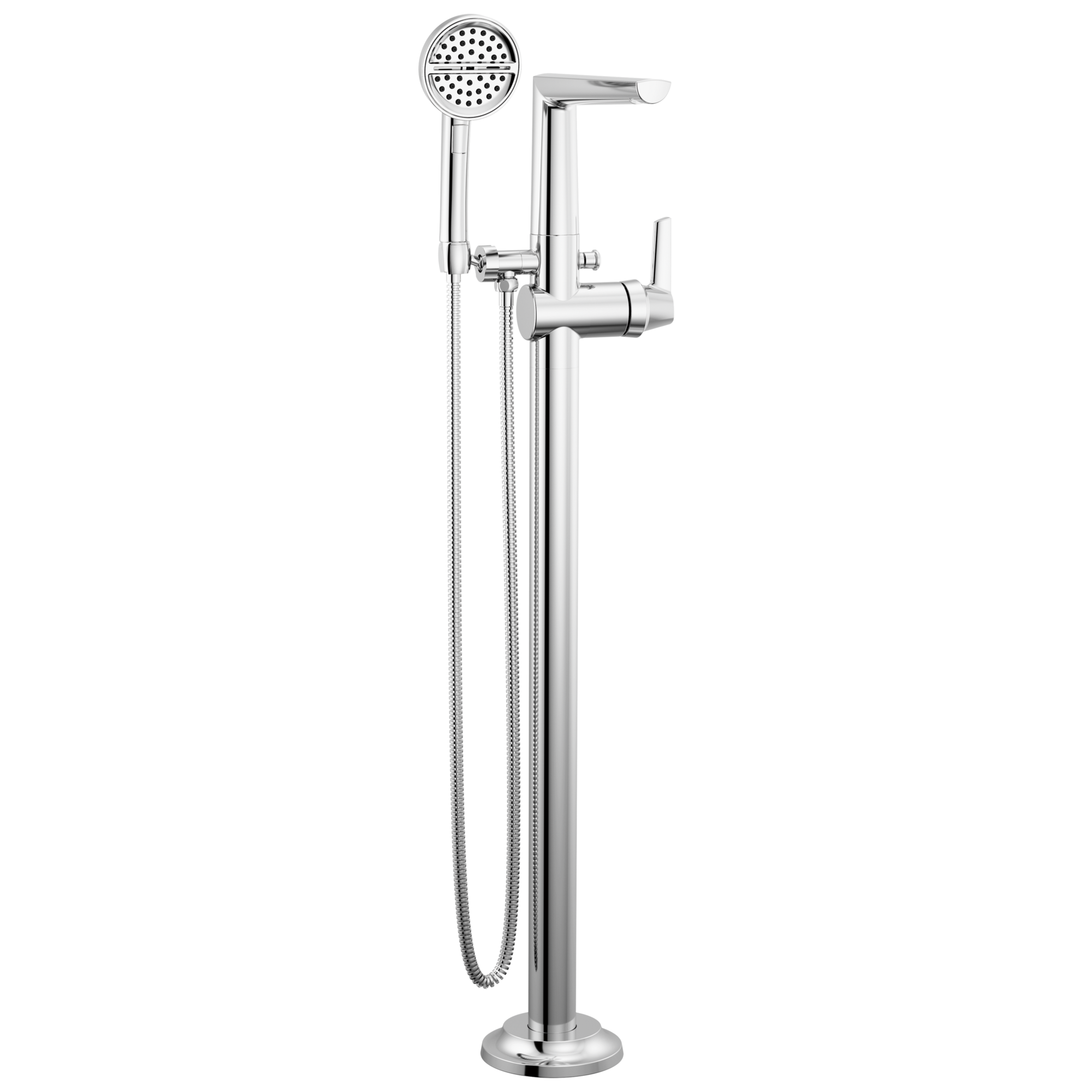 Delta - Free Standing Tub Filler - Lumicoat® Chrome - T4771-PR-FL