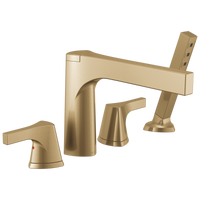 Delta - Roman Tub with Hand Shower Trim - Champagne Bronze - T4774-CZ