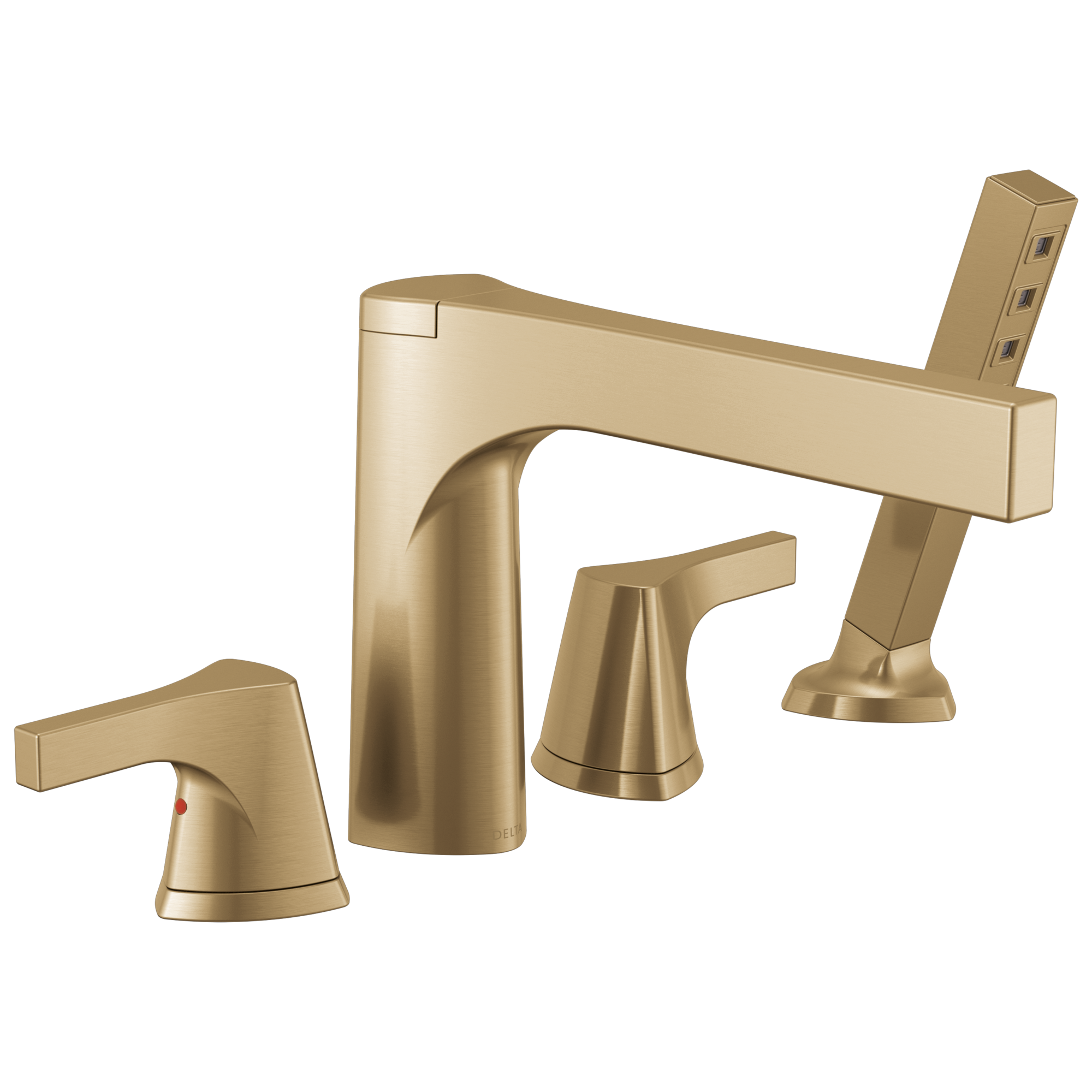 Delta - Roman Tub with Hand Shower Trim - Champagne Bronze - T4774-CZ