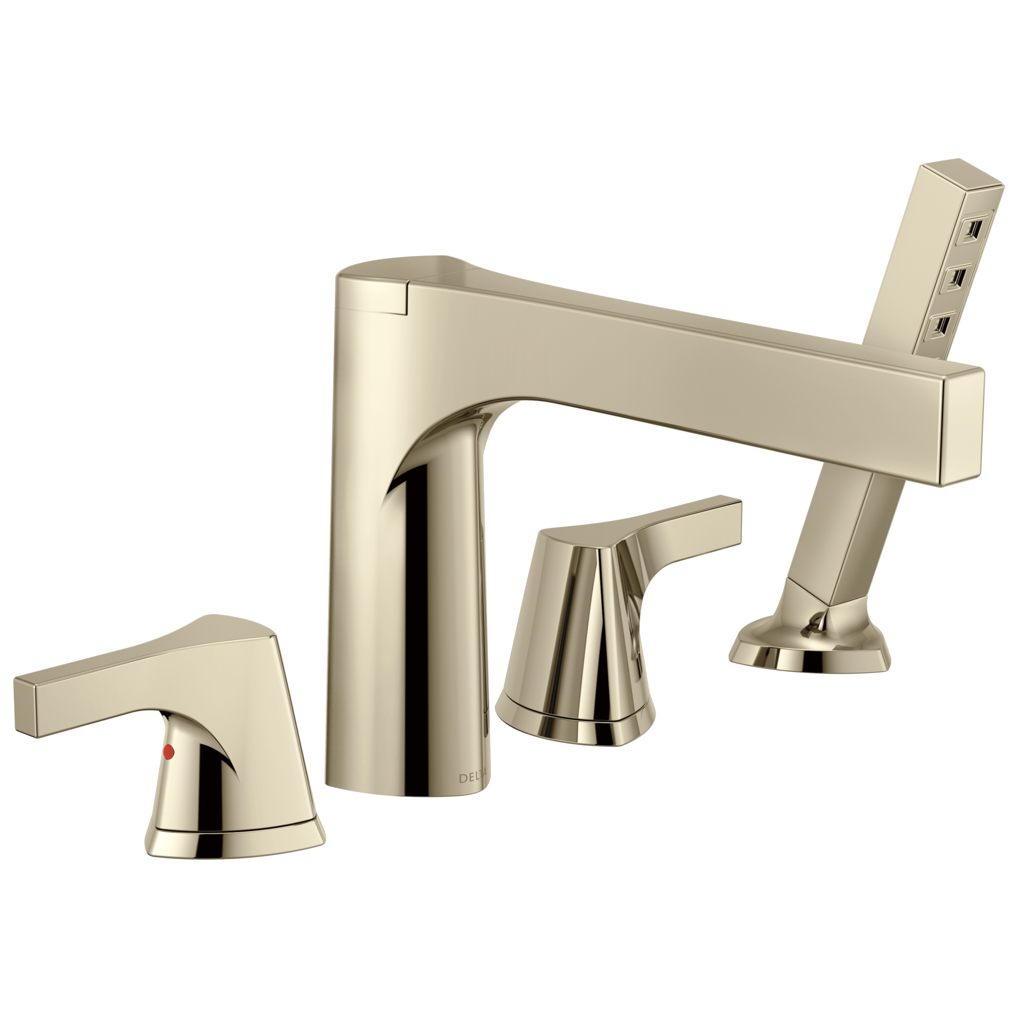 Delta - Roman Tub with Hand Shower Trim - Polished Nickel - T4774-PN