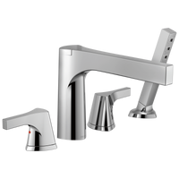 Delta - Roman Tub with Hand Shower Trim - Chrome - T4774