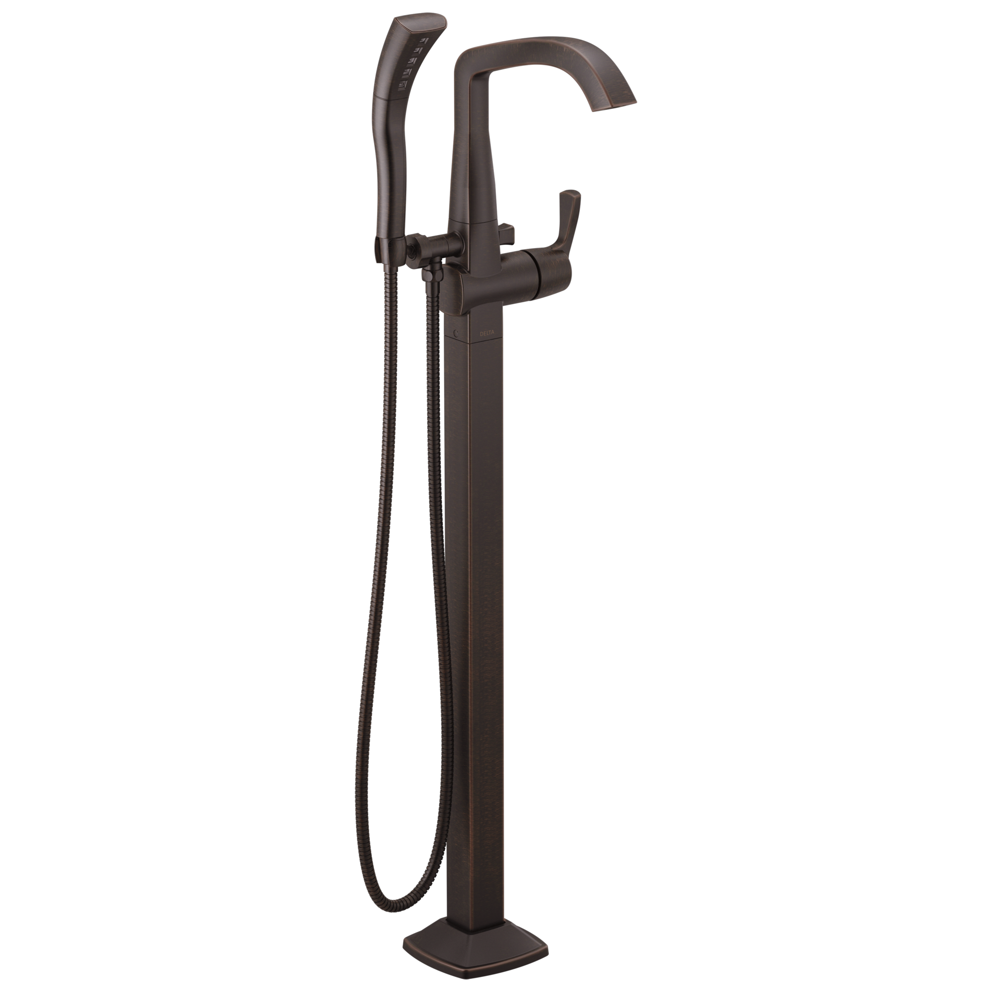 Delta - Single Handle Floor Mount Tub Filler Trim - Venetian Bronze - T4776-RBFL