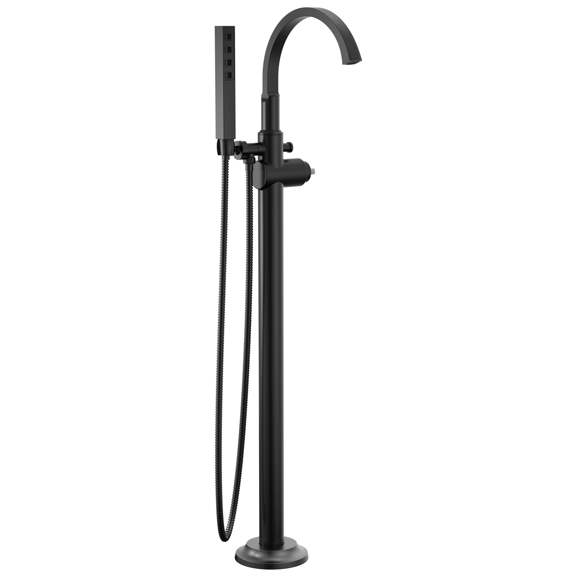 Delta - Floor Mount Tub Filler Trim - Matte Black - T4788-BLLHP-FL