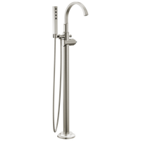 Delta - Floor Mount Tub Filler Trim - Lumicoat® Stainless - T4788-SS-PR-LHP-FL