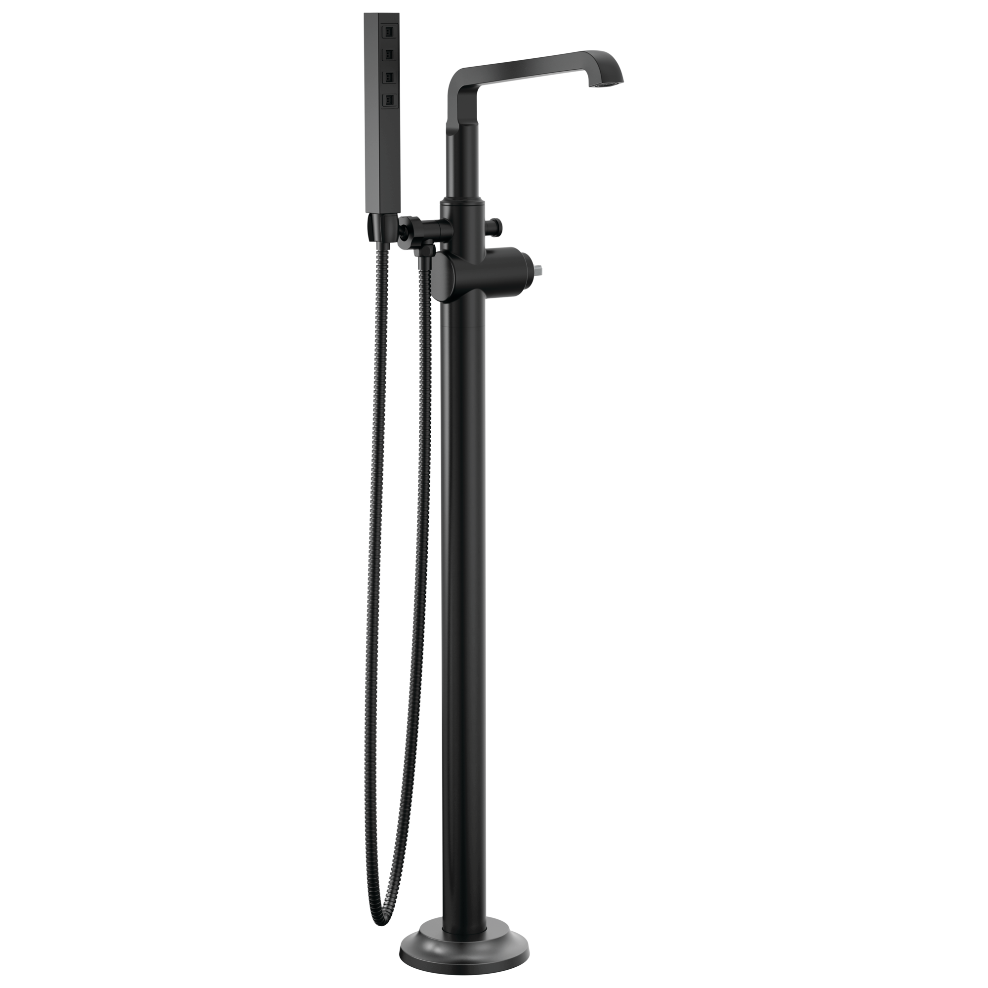 Delta - Floor Mount Tub Filler Trim - Matte Black - T4789-BLLHP-FL