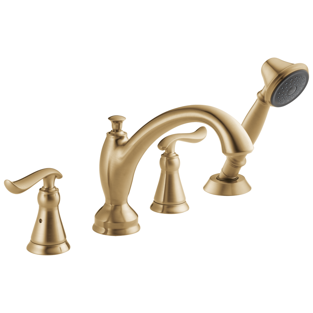 Delta - Roman Tub with Hand Shower Trim - Champagne Bronze - T4794-CZ