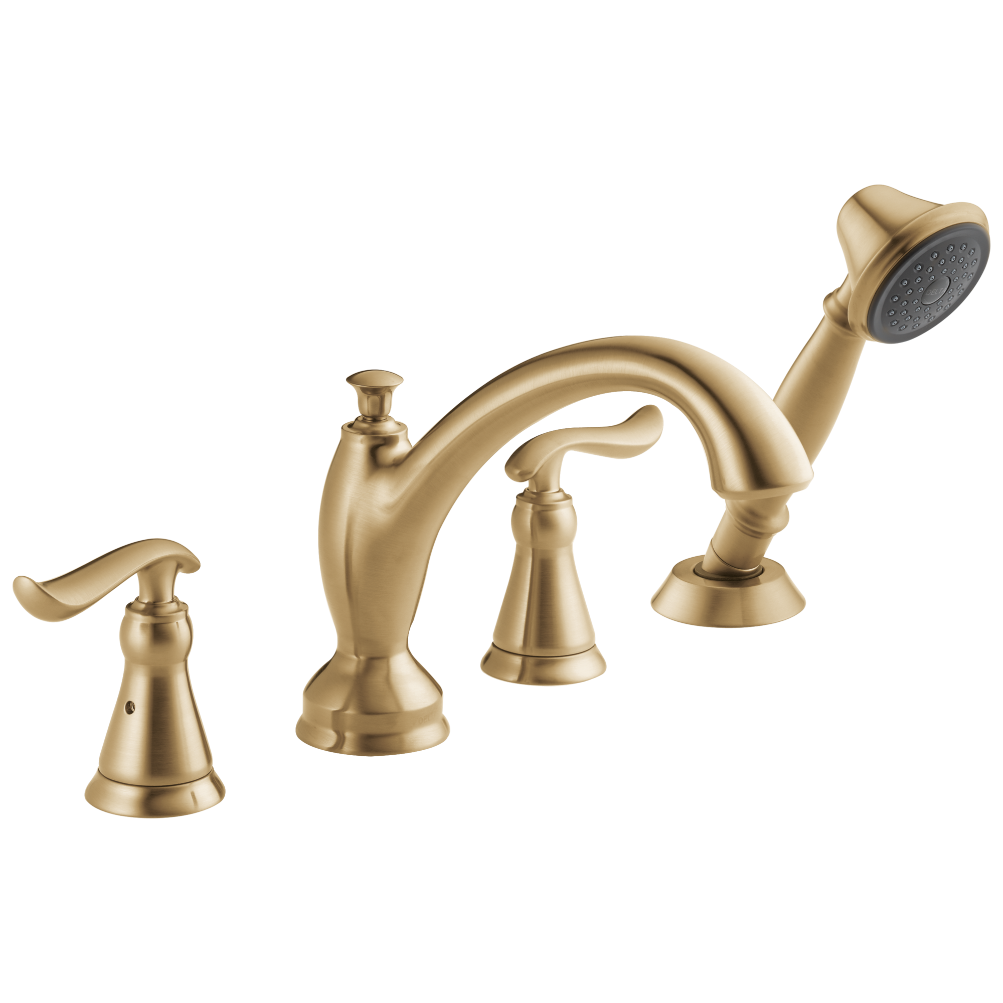 Delta - Roman Tub with Hand Shower Trim - Champagne Bronze - T4794-CZ