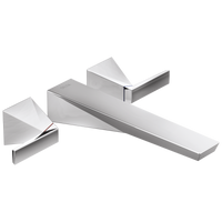 Delta - Wall Mount Tub Filler Trim - Lumicoat® Chrome - T5743-PR-WL