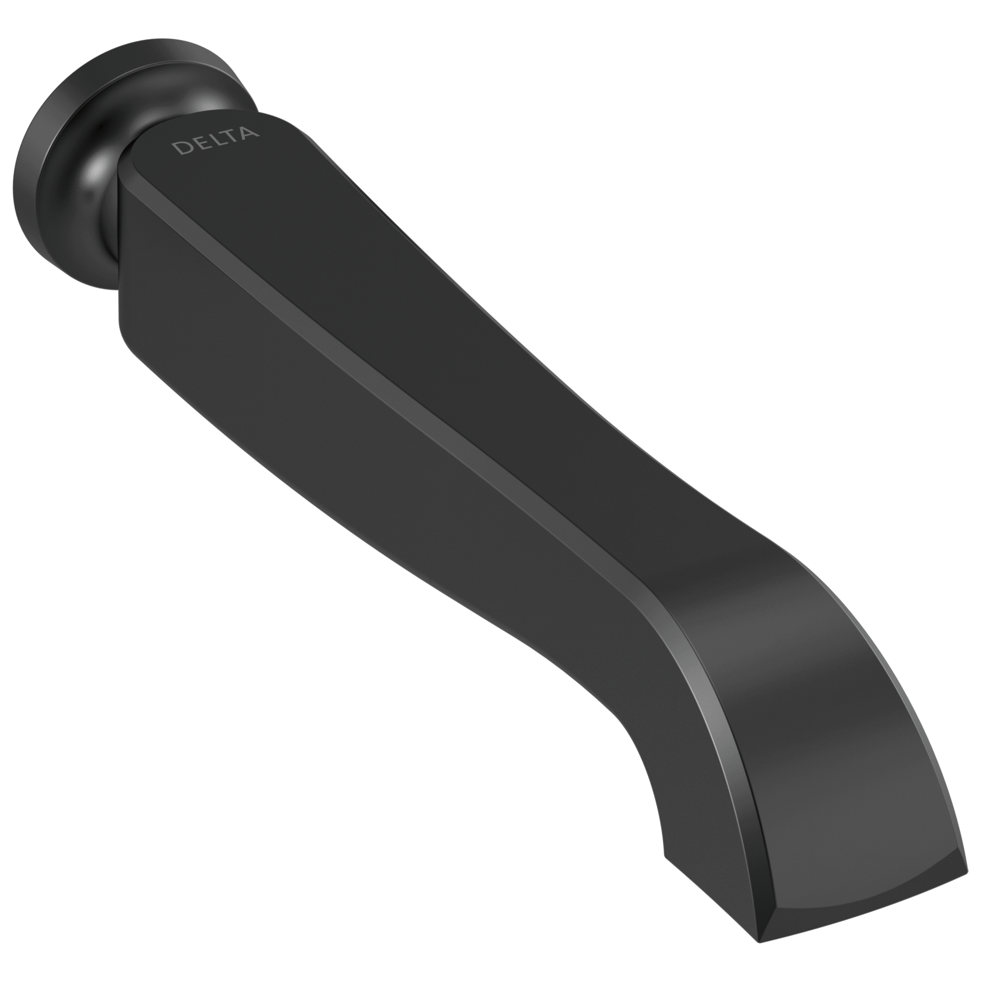 Delta - Two Handle Wall Mount Tub Filler - Less Handles - Matte Black - T5756-BLLHP-WL