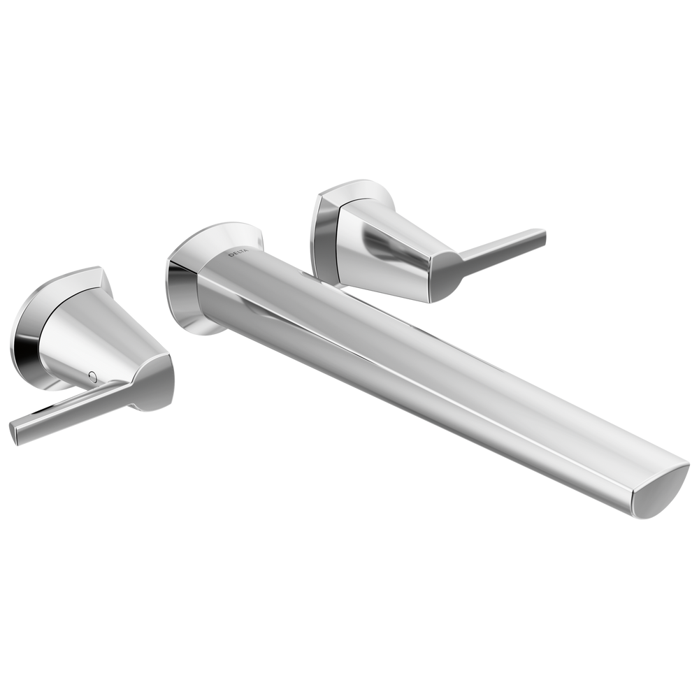 Delta - Wall Mount Tub Filler - Lumicoat® Chrome - T5771-PR-WL