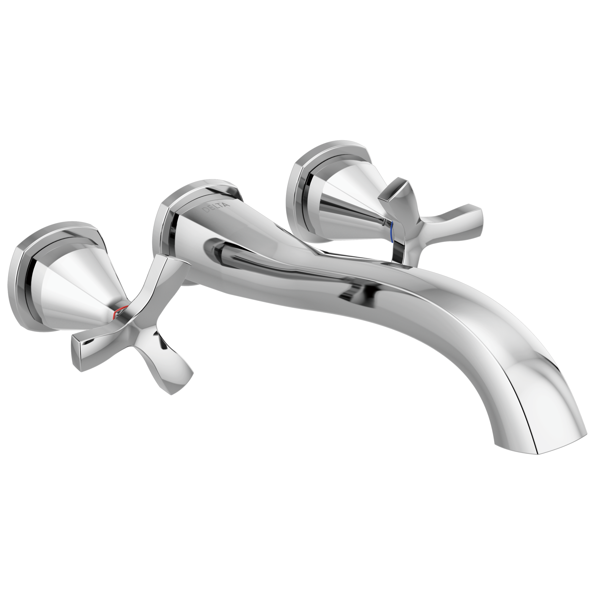 Delta - Wall Mounted Tub Filler - Lumicoat® Chrome - T57766-PR-WL