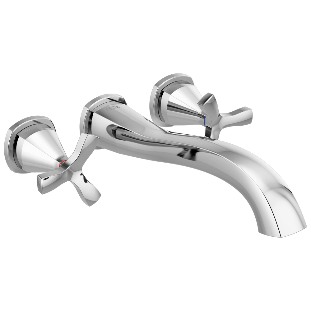 Delta - Wall Mounted Tub Filler - Chrome - T57766-WL