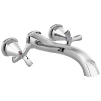 Delta - Wall Mounted Tub Filler - Chrome - T57766-WL