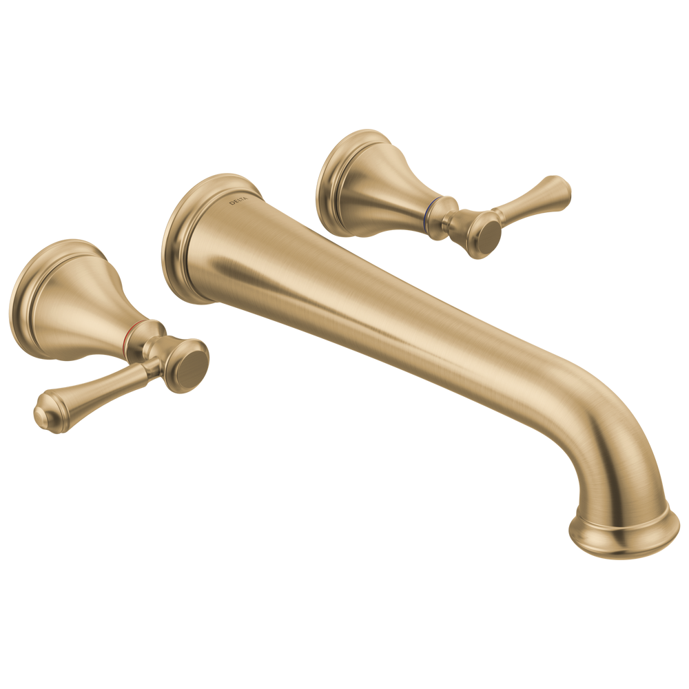 Delta - Wall Mounted Tub Filler - Champagne Bronze - T5797-CZWL