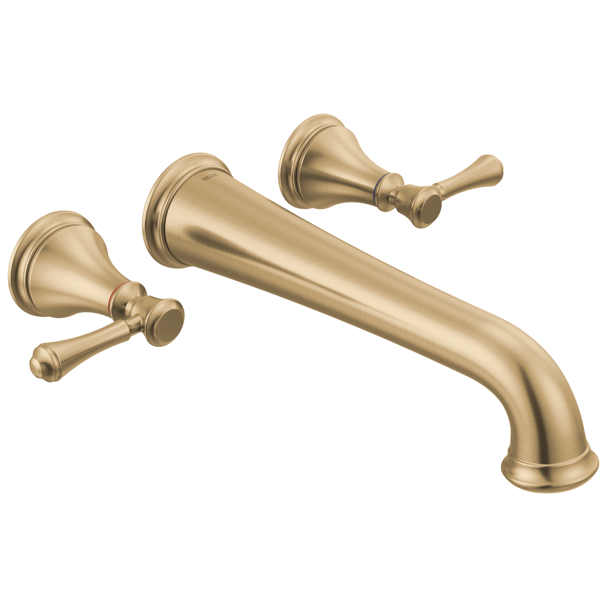 Delta - Wall Mounted Tub Filler - Champagne Bronze - T5797-CZWL