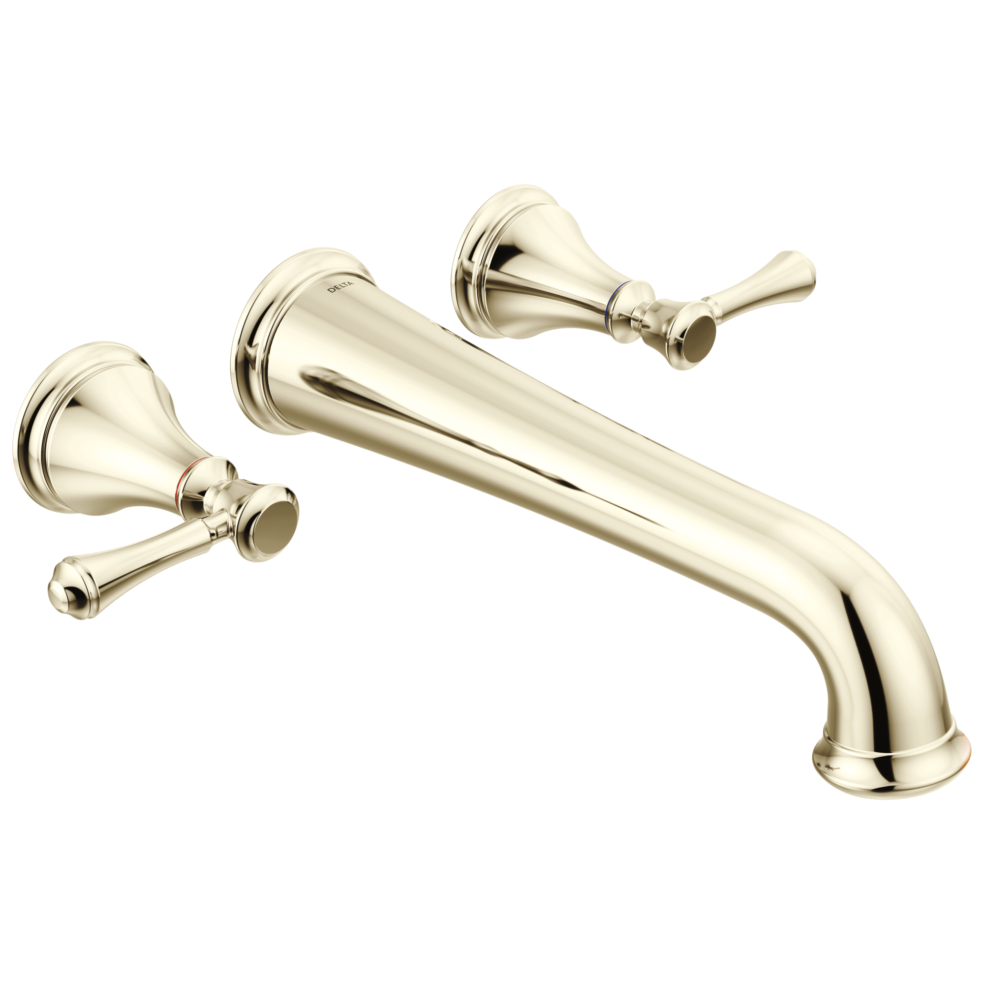 Delta - Wall Mounted Tub Filler - Polished Nickel - T5797-PNWL