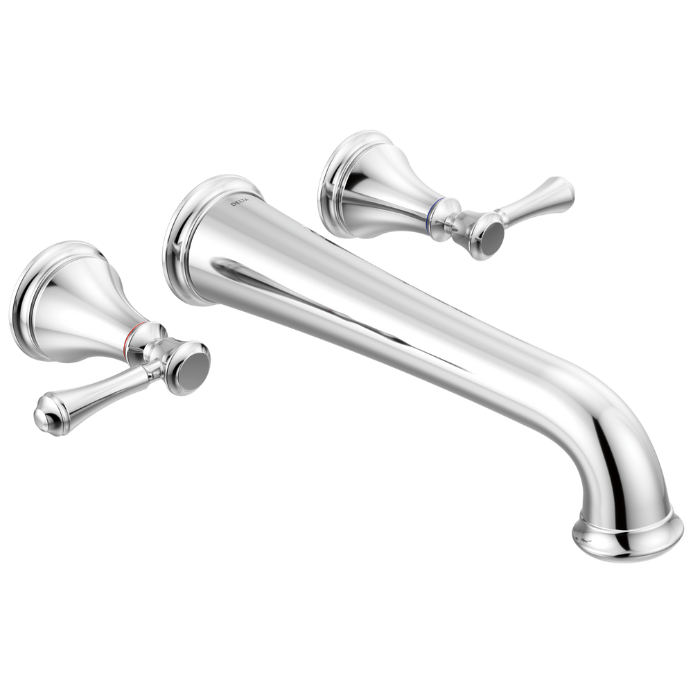 Delta - Wall Mounted Tub Filler - Chrome - T5797-WL