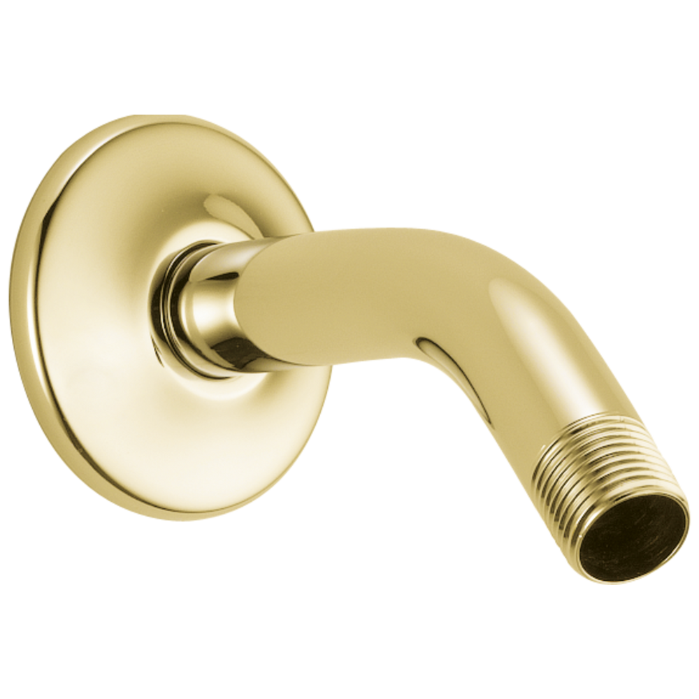 Delta - Shower Arm & Flange - Polished Brass - U4993-PB