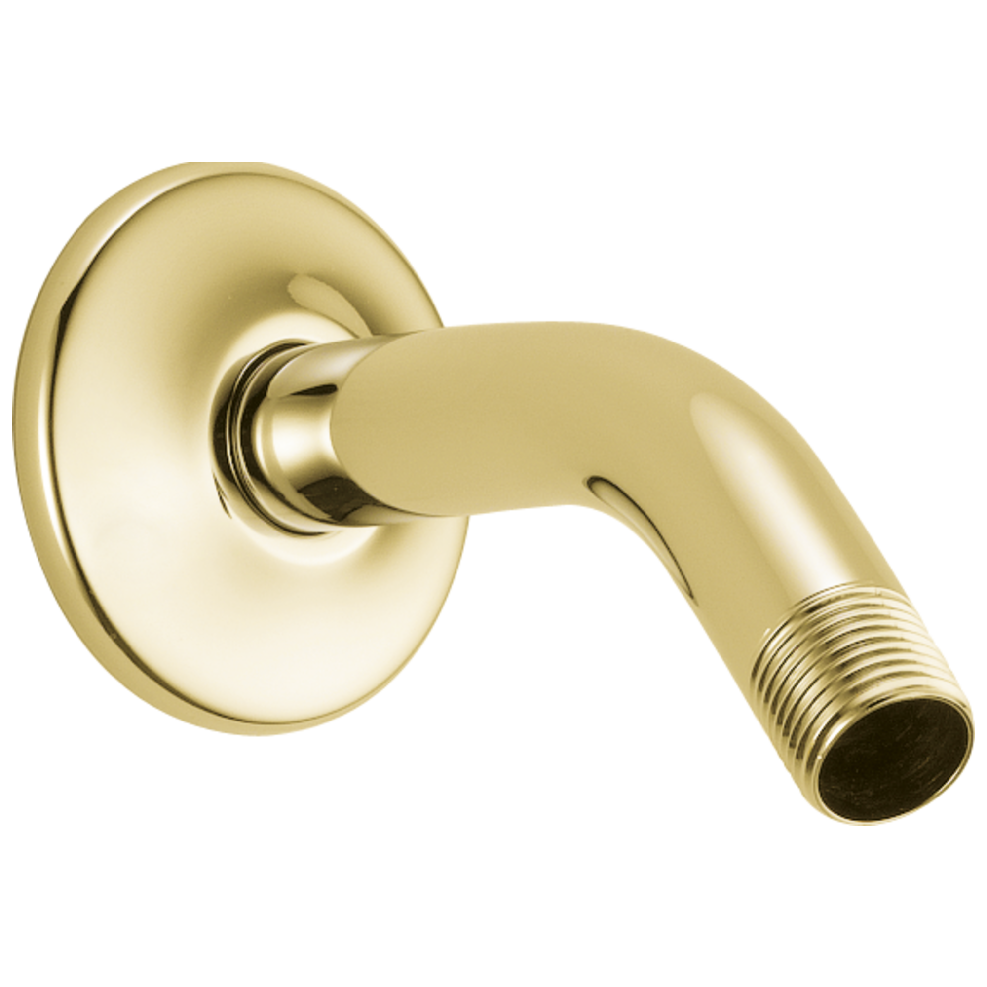 Delta - Shower Arm & Flange - Polished Brass - U4993-PB