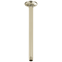 Delta - Shower Arm & Flange 14" Ceiling Mount - Polished Nickel - U4998-PN