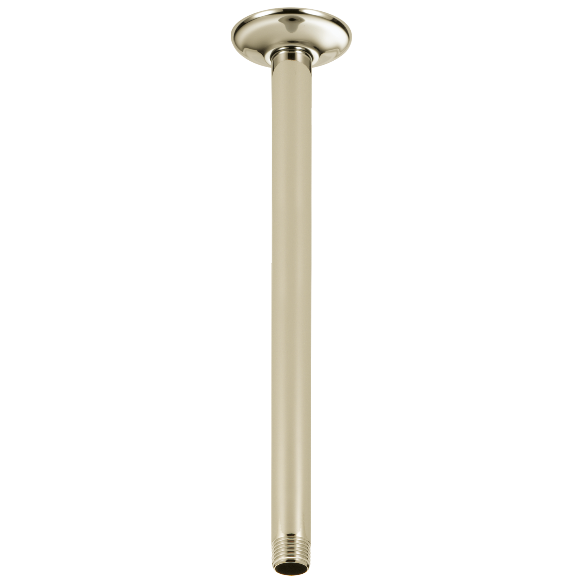 Delta - Shower Arm & Flange 14" Ceiling Mount - Polished Nickel - U4998-PN