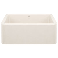 Blanco - 443075 - Ikon SILGRANIT 27" Single Bowl Apron-Front Farmhouse Sink - Soft White