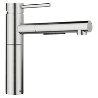 Blanco - 527559 - Alta II Low Arc Pull-Out Dual-Spray Kitchen Faucet - PVD Steel