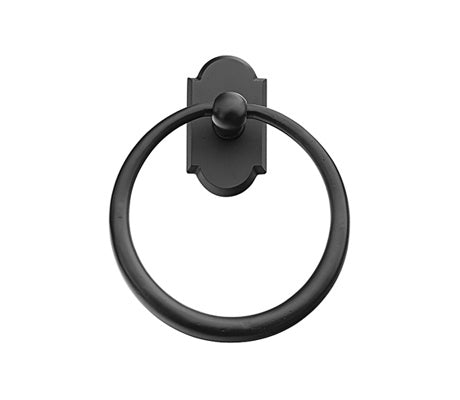 Emtek - 23011FB - Bronze Towel Ring 6-1/2", #1 Rosette, FB