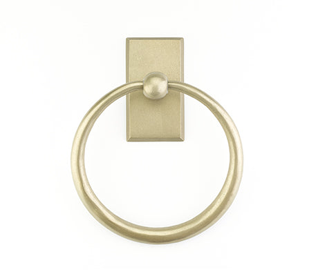 Emtek - 23013TWB - Bronze Towel Ring 6-1/2", #3 Rosette, TWB