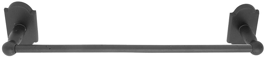 Emtek - 230211FB - Bronze Sgl Towel Bar 18", #1 Rosette, FB