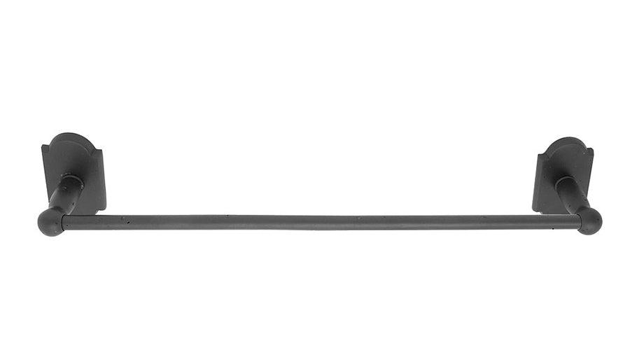 Emtek - 230222FB - Bronze Sgl Towel Bar 24", #2 Rosette, FB