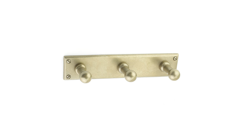 Emtek - 2307TWB - Bronze 3 Hooks with Rectangular plate, TWB