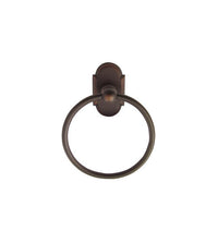 Emtek - 26010US10B - Traditional Brass Towel Ring 6-7/8", Regular Rosette, US10B