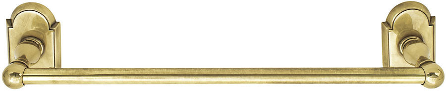 Emtek - 260210US7 - Traditional Brass Towel Bar 18", Regular Rosette, US7