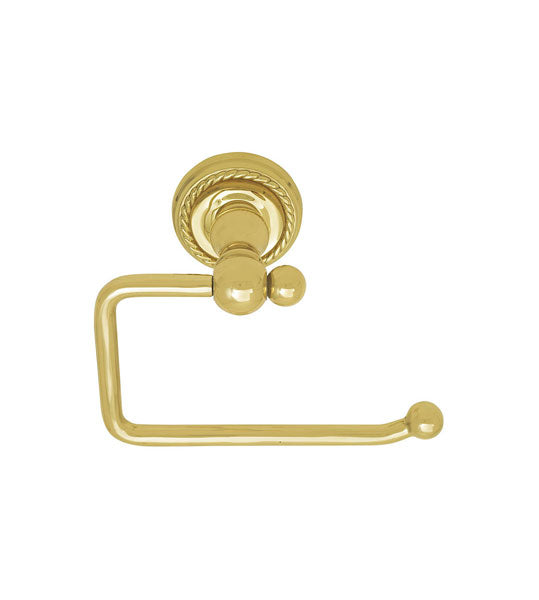 Emtek - 26040US3 - Traditional Brass Paper Holder Bar Style, Regular Rosette, US3 Lifetime