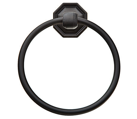 Emtek - 270115FB - Tuscany Bronze Towel Ring 6-1/2", #15 Rosette, FB