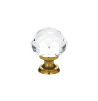 Emtek - 86003US7 - Diamond Glass Cabinet Knob, 1", US7