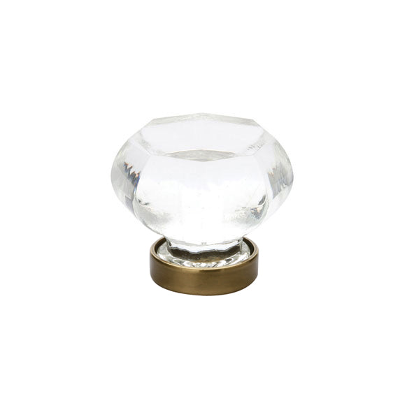 Emtek - 86010US7 - Old Town Glass Cabinet Knob, 1", US7