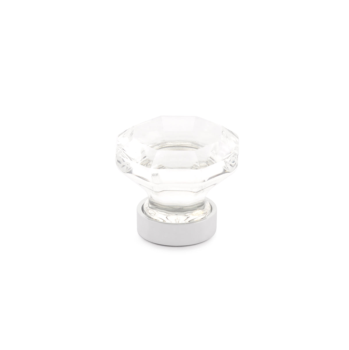 Emtek - 86011US26 - Old Town Glass Cabinet Knob, 1-1/4", US26