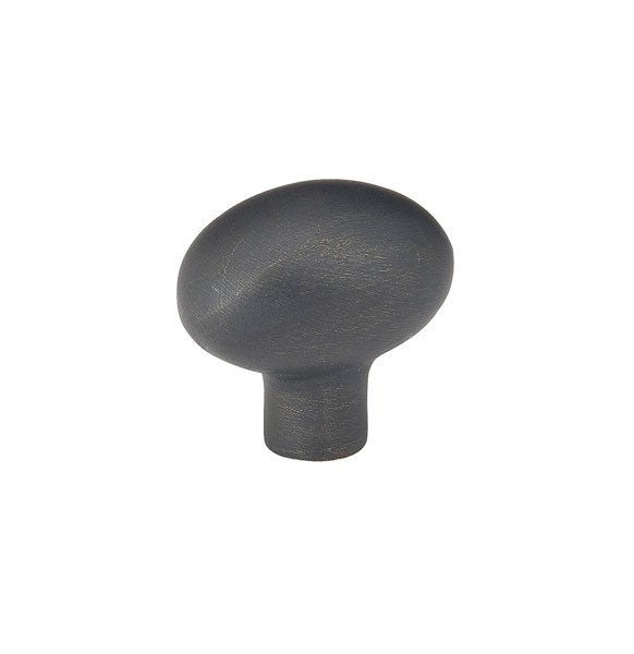 Emtek - 86052MB - Sandcast Bronze Egg Knob, 1", MB