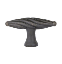 Emtek - 86097MB - Tuscany Bronze Twist Finger Knob, 1-3/4", MB