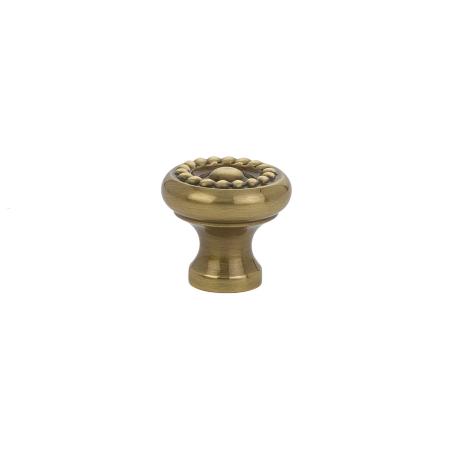 Emtek - 86112US7 - Cabinet Knob, Brass Rope, 1", US7